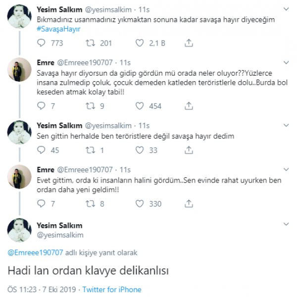 Yeşim Salkım'dan astsubaya hakaret! - Resim: 1