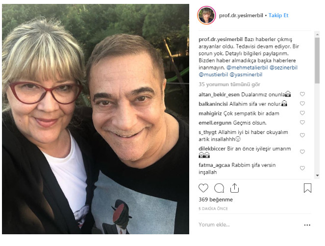 Mehmet Ali Erbil hayatını kaybetti haberlerine yalanlama - Resim: 1