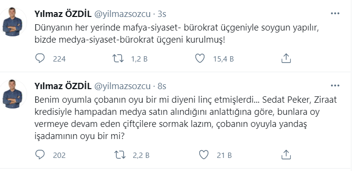 Yılmaz Özdil: Bizde Medya Siyaset Bürokrat üçgeni Kurulmuş! - Resim: 1