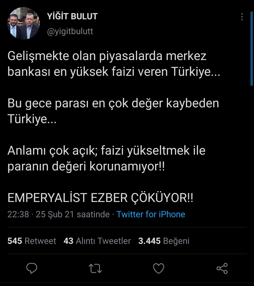 Yiğit Bulut: Dolar 30 Lira Olsa, TL'de Kalan Kazanıyor - Resim: 1