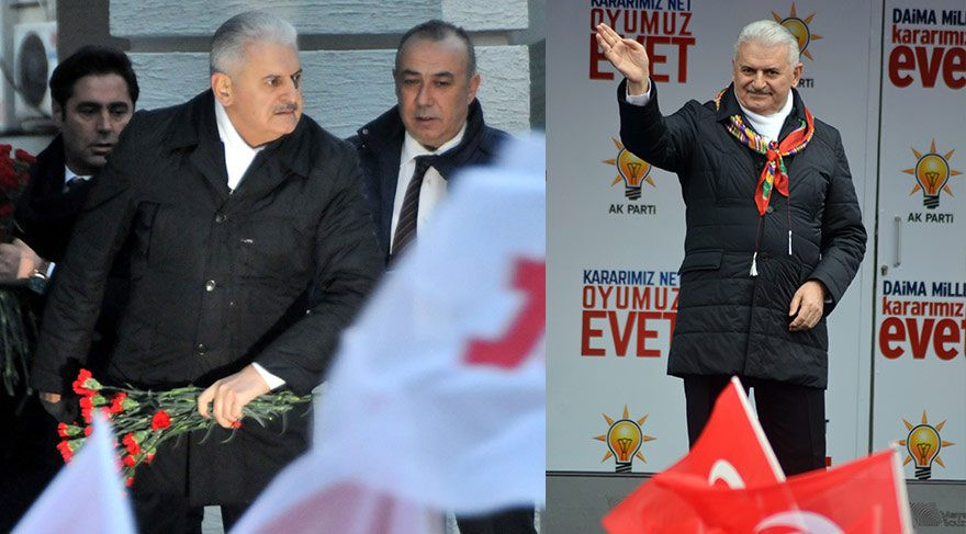 Başbakan'ın siyah montu, Erdoğan'ın mor kaşkolu.. Liderlerin miting modası - Resim: 2