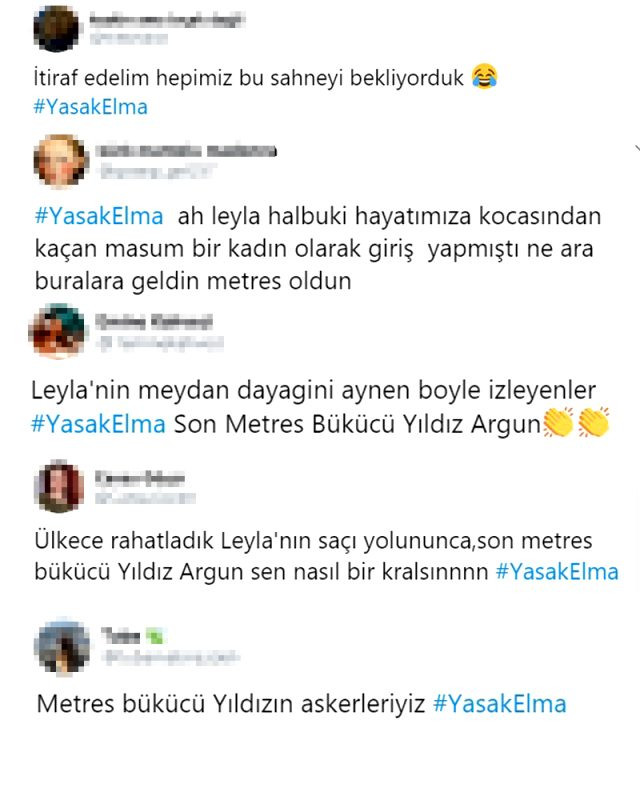 Yasak Elma dizisinde Yıldız'ın Leyla'ya saldırdığı sahne Twitter'da trend oldu - Resim: 2