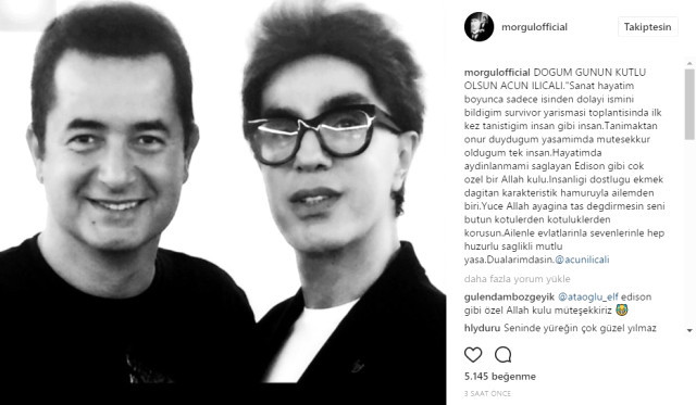 Yılmaz Morgül'den Acun Ilıcalı'ya ilginç mesaj: Hayatımın Edison'u... - Resim: 1