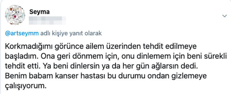 Kadına şiddette bugün: Şeyma Demir'in çığlığı Twitter'ı salladı: #seymaninsesiol - Resim: 2