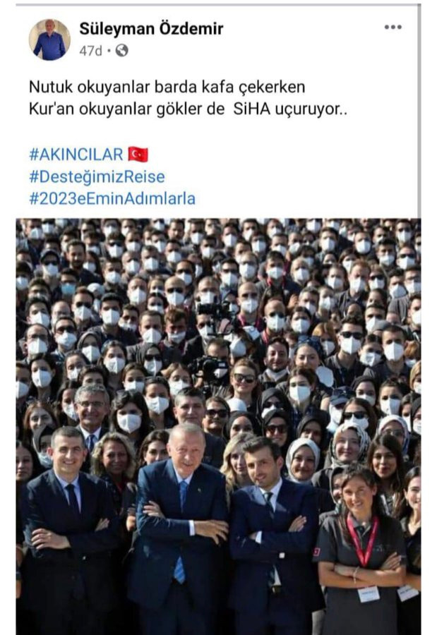 AKP'li Başkan Özdemir'in Tepki Çeken Paylaşımı: Hemen Sildi - Resim: 1