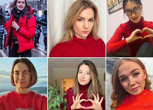 Rus Kadınlardan Sosyal Medyada Kırmızı Protesto - Resim: 2