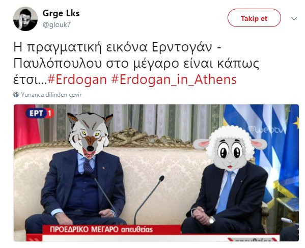 Yunan medyası Erdoğan'ın Pavlopulos'u nasıl ezdiğini konuşuyor - Resim: 1