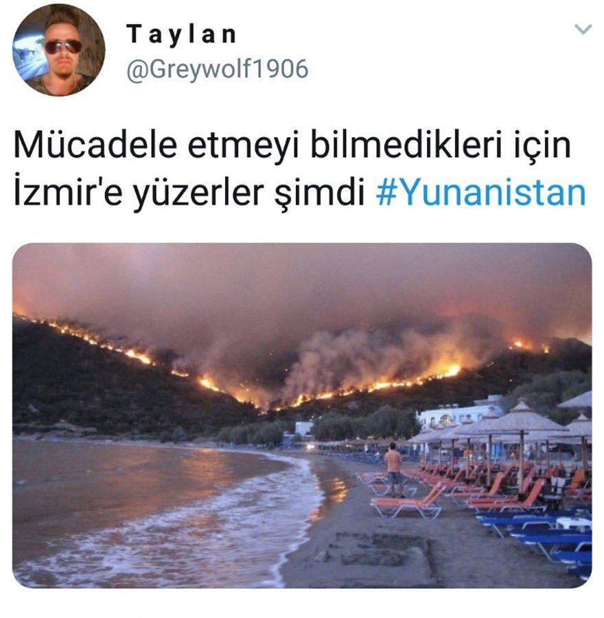 Yunanistan'daki yangın hakkında yapılan iğrenç yorumlara tepki yağıyor - Resim: 2