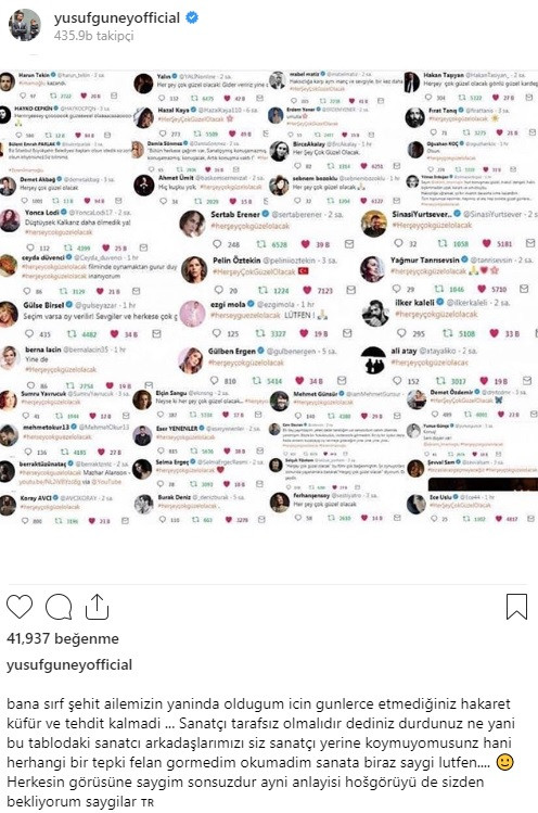 Yusuf Güney Ekrem İmamoğlu'na destek veren sanatçılara tepki gösterilmemesini eleştirdi - Resim: 1