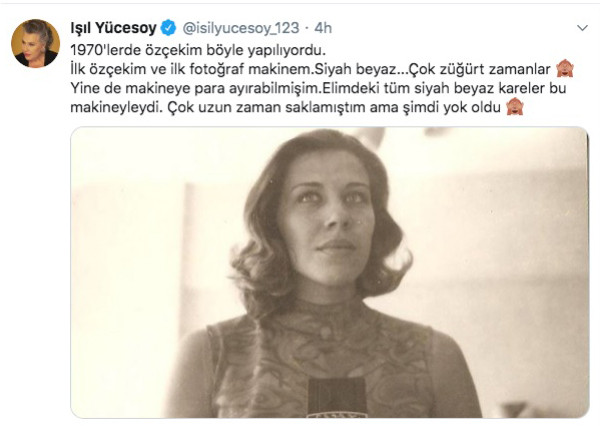 Işıl Yücesoy'dan 1970’li yıllara ait selfie! - Resim: 1