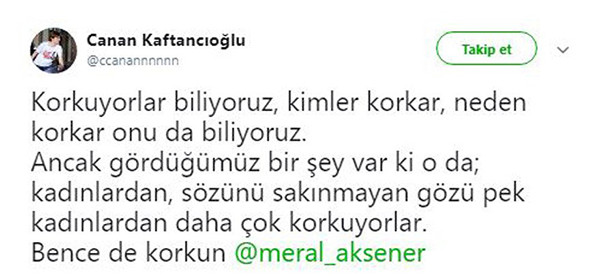 Canan Kaftancıoğlu’ndan Akşener’e destek: Kadınlardan daha çok korkuyorlar - Resim: 1