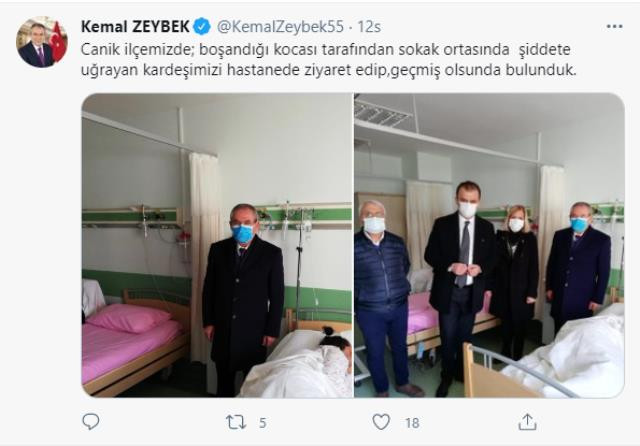 Şiddet Mağduru Kadına Hastane Ziyaretini Şov Malzemesi Yaptılar - Resim: 1